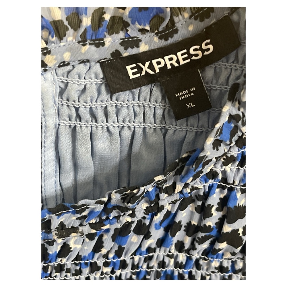 Express Blue Blouse - Picture 5 of 5